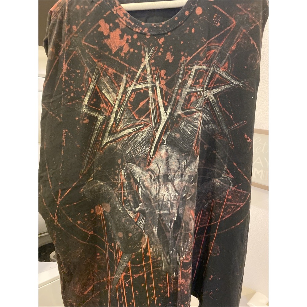 Slayer Band Black Magic Men T-shirt 3xl Cut Off Sleeves